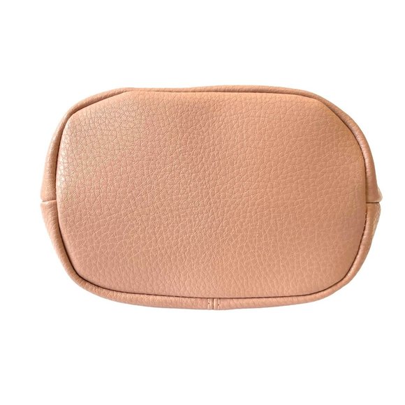 CLASSY Anne Klein Salmon/Pink Crossbody/ Shoulder Bucket Bag Adjustable Strap - Picture 8 of 16